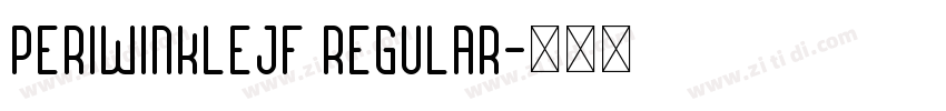 PeriwinkleJF Regular字体转换